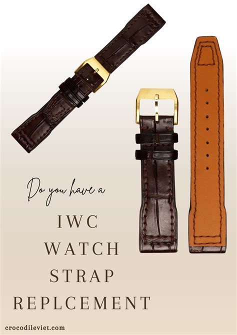 iwc watch strap replacement|Altro.